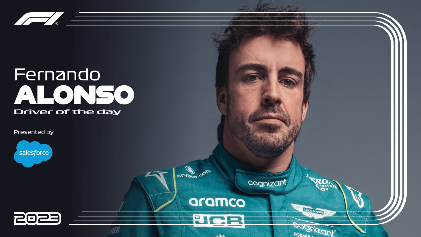 DRIVER OF THE DAY Alonso